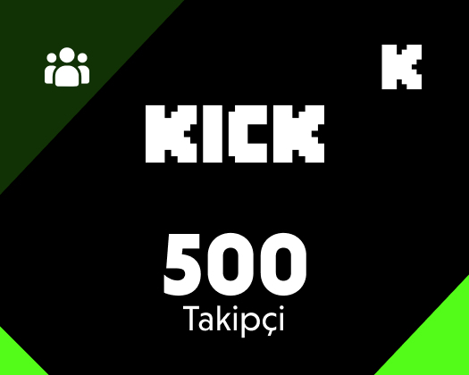Kick 500 Takipçi
