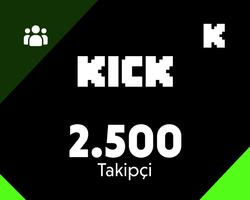 Kick 2500 Takipçi