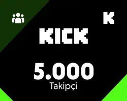 Kick 5000 Takipçi