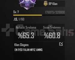 7 SV KLAN 5 DK DA TESLİMAT