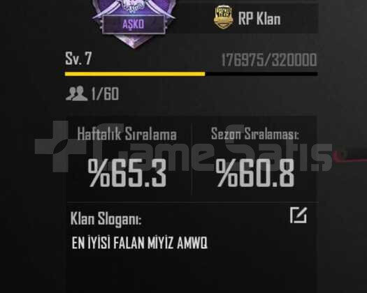 7 SV KLAN 5 DK DA TESLİMAT