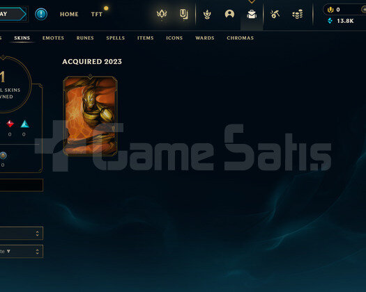 TR Unranked | 1 Kostüm - 13K Mö | LoL Hesap