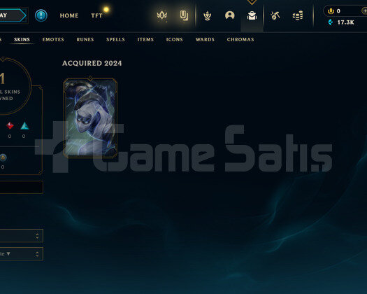 TR Unranked | 1 Kostüm - 17K Mö | LoL Hesap
