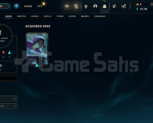 TR Unranked | 1 Kostüm - 37K Mö | LoL Hesap