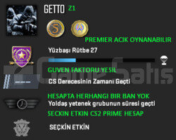 PREMIER ACIK | CSGO PRIME | GUVEN FAKTORU YESIL