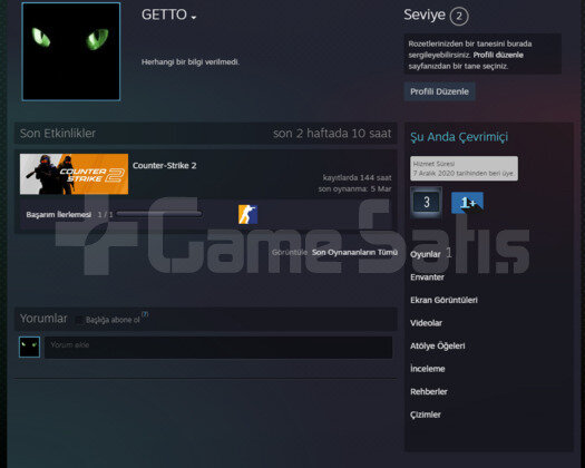 PREMIER ACIK | CSGO PRIME | GUVEN FAKTORU YESIL