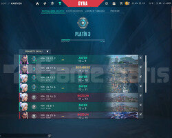 PLAT 3 YÜKSEK MMR TEMİZ HESAP