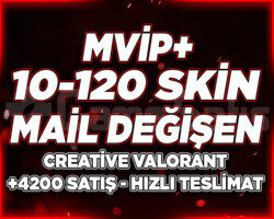 MVİP+ | 10-120 SKİN MAİL DEĞİŞEN | RANDOM HESAP