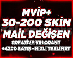 MVİP+ | 30-200 SKİN MAİL DEĞİŞEN | RANDOM HESAP