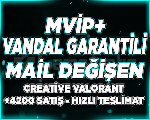 MVİP+ | VANDAL GARANTİ MAİL DEĞİŞEN | RANDOM HESAP