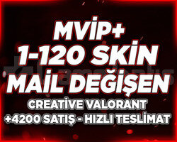 MVİP+ | 1-120 SKİN MAİL DEĞİŞEN | RANDOM HESAP