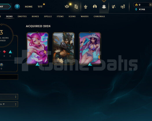 TR Gold 1 | 3 Kostüm - 42 Hero | LoL Hesap