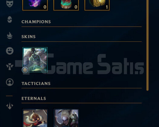 TR Gold 1 | 3 Kostüm - 22K Mö | LoL Hesap
