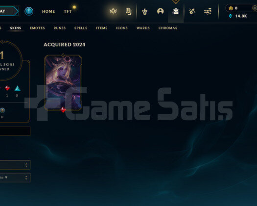 TR Gold 1 | 1 Kostüm - 14K Mö | LoL Hesap