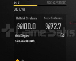 8 SEVİYE KLAN AKTİF 5 DK DA TESLİM