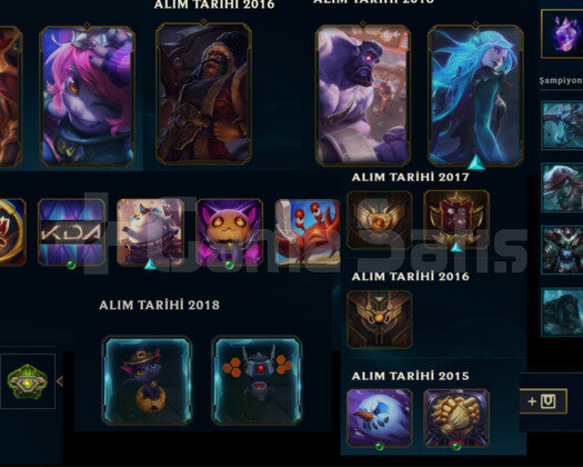 48 LEVEL UNRANKED HANDMADE LOL HESABI