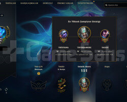 48 LEVEL UNRANKED HANDMADE LOL HESABI