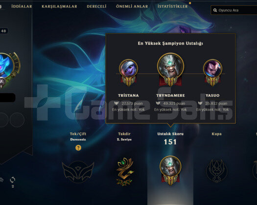 48 LEVEL UNRANKED HANDMADE LOL HESABI