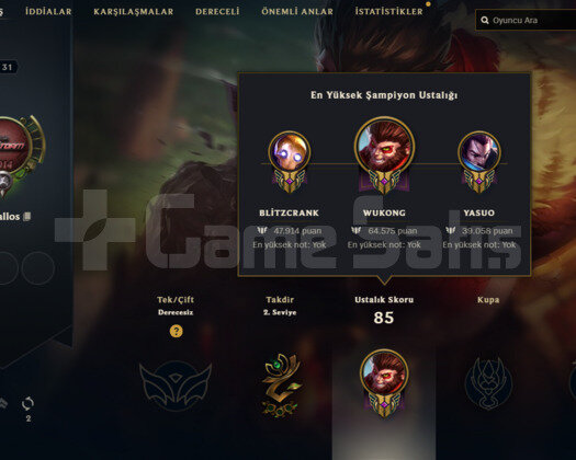 190K ZED 93 SAMP 2014 KURULUM HANDMADE LOL HESABI