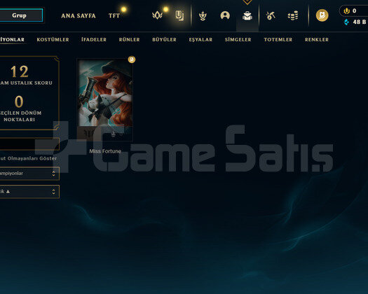 / EUW / PLATİN 4 / 7 KOSTÜM / SMURF HESAP /