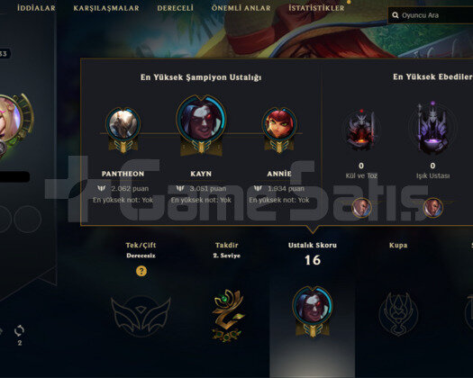 2019-2020 BOTTED LOL HESABI