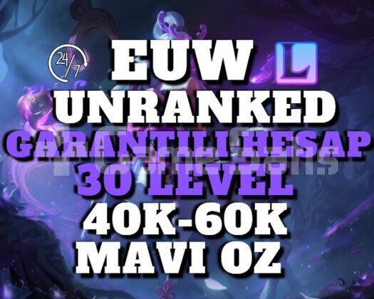 EUW BAN YEMEZ 40K-60K 30 LEVEL UNRANKED
