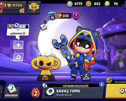 17K 57 KARAKTERLİ HESAP ASH LI BRAWL PASS ALINMIŞ