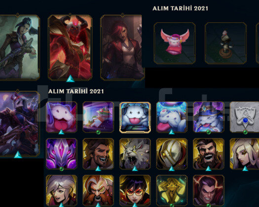 36 LEVEL HANDMADE LOL HESABI