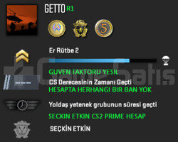3 MADALYA | CS2 PRIME | GUVEN FAKTORU YESIL