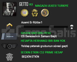 3 MADALYA | CS2 PRIME | GUVEN FAKTORU YESIL