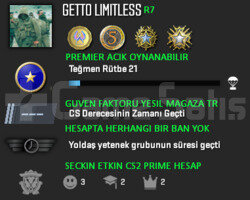 4 MADALYA | CS2 PRIME | GUVEN FAKTORU YESIL