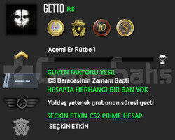 4 MADALYA | CS2 PRIME | GUVEN FAKTORU YESIL
