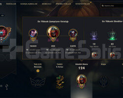 62 LEVEL HANDMADE LOL HESABI