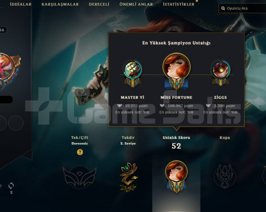 MAİL ONAYSIZ 200K MISS FORTUNE HANDMADE LOL HESABI