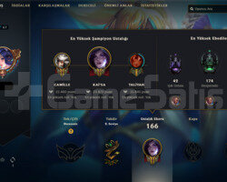 67 LVL HANDMADE LOL HESABI