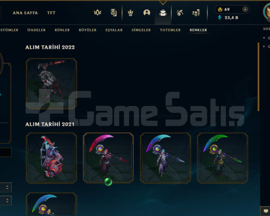 145 KOSTÜM/23K ÖZ/275 LEVEL EUW E-POSTA HESAP