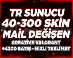 TR SUNUCU | 40-300 SKİN MAİL DEĞİŞEN | RANDOM