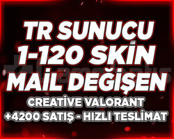 TR SUNUCU | 1-120 SKİN MAİL DEĞİŞEN | RANDOM