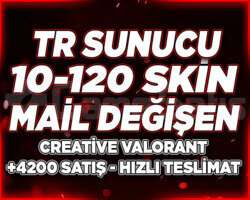TR SUNUCU | 10-120 SKİN MAİL DEĞİŞEN | RANDOM