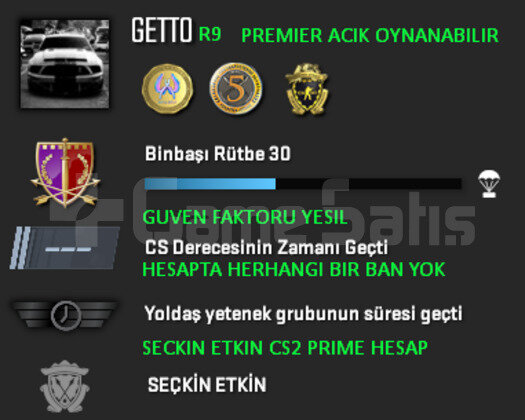 3 MADALYA | CS2 PRIME | GUVEN FAKTORU YESIL