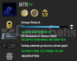 3 MADALYA | CS2 PRIME | GUVEN FAKTORU YESIL