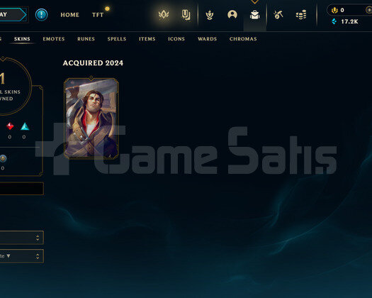 TR Unranked | 1 Kostüm - 17K Mö |LoL Hesap
