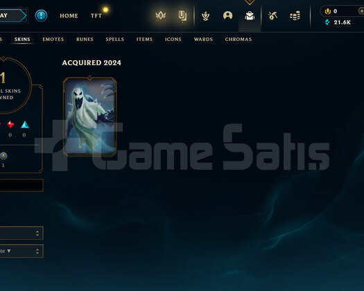 TR Unranked | 1 Kostüm - 21K Mö |LoL Hesap