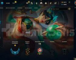 TR Plat 4 | 4615 RP - 10 Kostüm | LoL Hesap