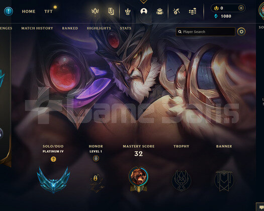 TR Plat 4 | 2 Kostüm - 37 Hero | LoL Hesap