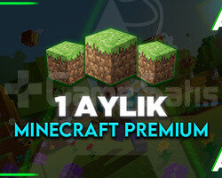 1 Aylık Minecraft Premium + Garanti