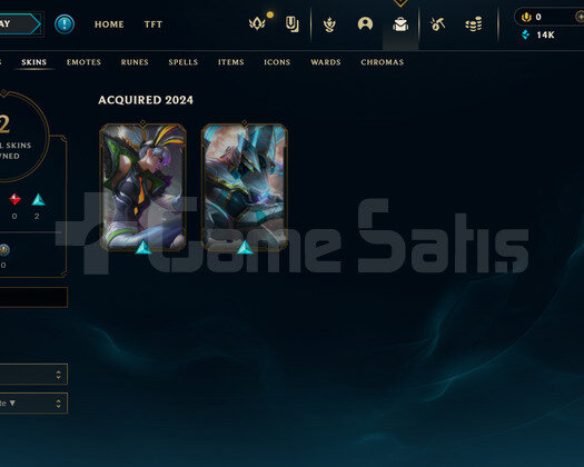 TR Plat 4 | 2 Kostüm - 14K Mö | LoL Hesap