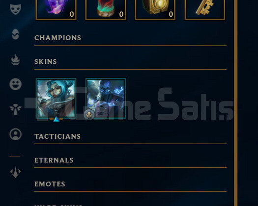 TR Plat 4 | 2 Kostüm - 14K Mö | LoL Hesap