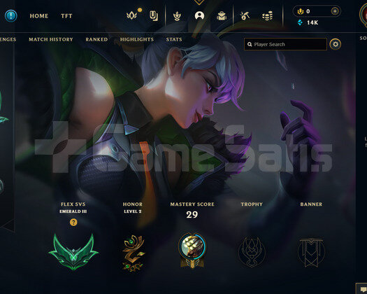 TR Plat 4 | 2 Kostüm - 14K Mö | LoL Hesap