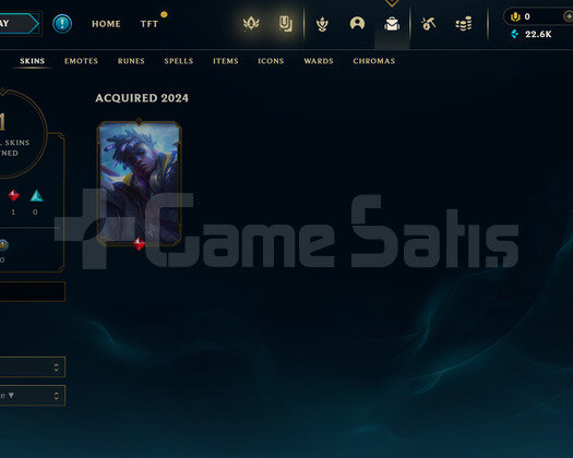 TR Plat 4 | 1 Kostüm - 22K Mö | LoL Hesap